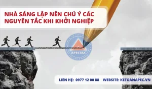 Nhà sáng lập nên chú ý các nguyên tắc khi khởi nghiệp-01