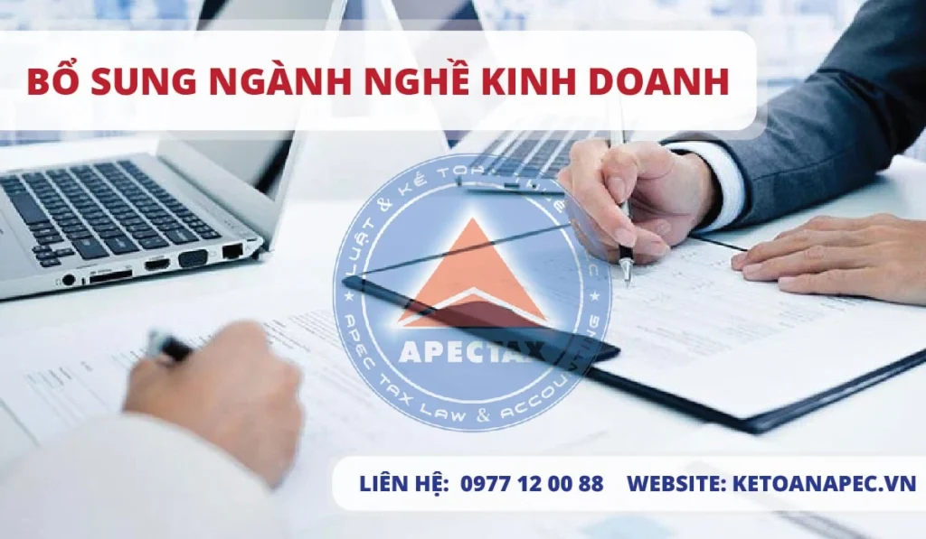 Bổ sung ngành nghề kinh doanh