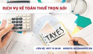 Dịch vụ kế toán thuế trọn gói ketoanapec.vn