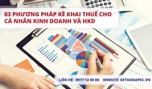 03 Phương pháp kê khai thuế cho cá nhân kinh doanh và HKD