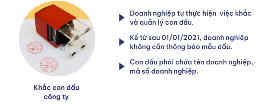 Khắc con dấu thành lập doanh nghiệp