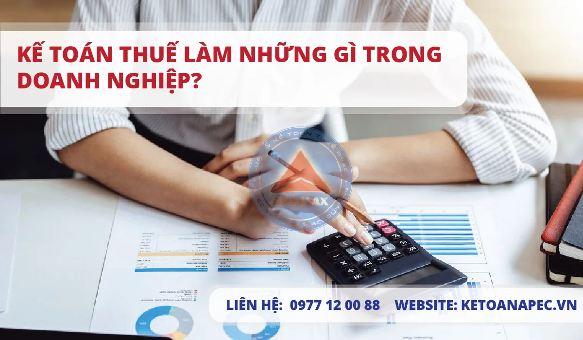 Kế toán thuế làm những gì trong doanh nghiệp?