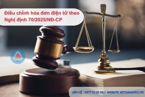 Hình ảnh Điều chỉnh hóa đơn điện tử theo Nghị định 702025NĐ-CP