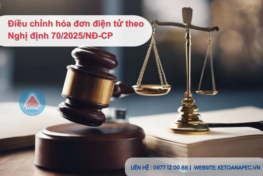 Hình ảnh Điều chỉnh hóa đơn điện tử theo Nghị định 70/2025/NĐ-CP