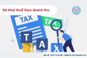 Hình ảnh kê khai thuế theo doanh thu