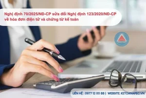 Hình ảnh minh họa Nghị định 702025NĐ-CP sửa đổi Nghị định 1232020NĐ-CP về hóa đơn điện tử và chứng từ kế toán
