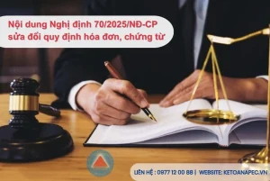 Hình ảnh văn bản pháp luật Nội dung Nghị định 702025NĐ-CP sửa đổi quy định hóa đơn, chứng từ