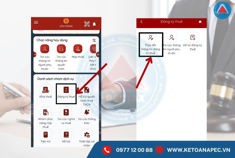 Cập nhật CCD trên Etaxmobile chỉ trong vài bước 
