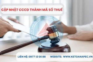 Người dùng cập nhật CCCD thành mã số thuế trên điện thoại