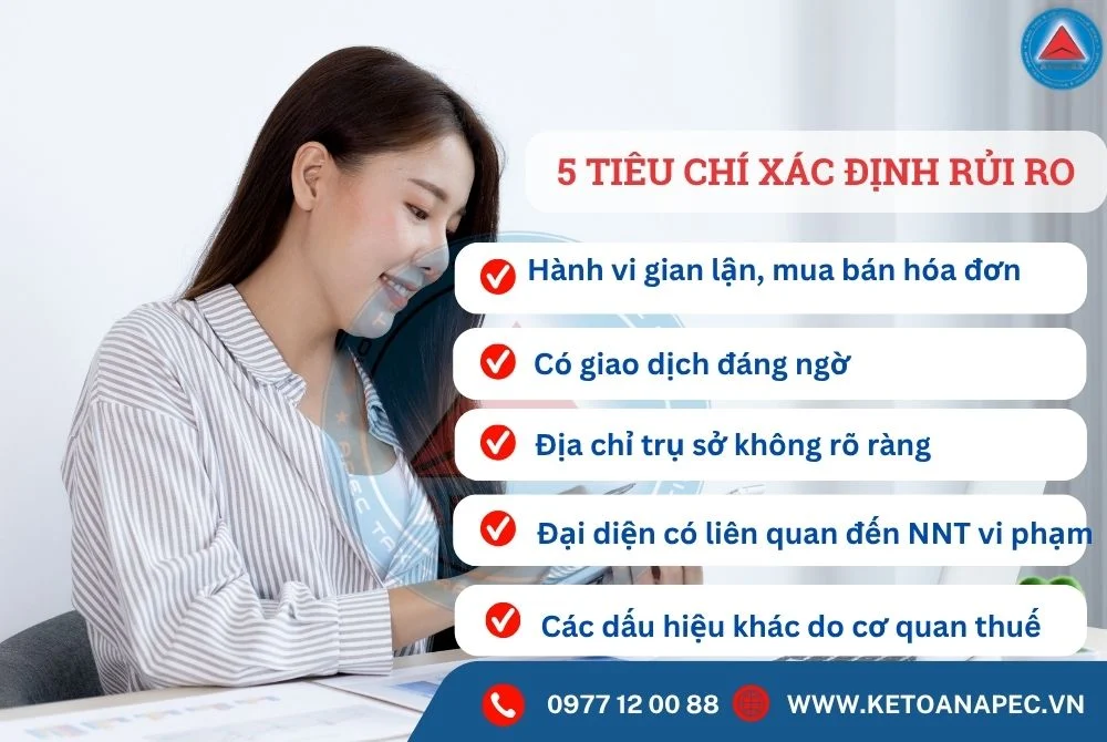 5 tiêu chí xác định người nộp thuế rủi ro cao khi đăng ký sử dụng hóa đơn điện tử