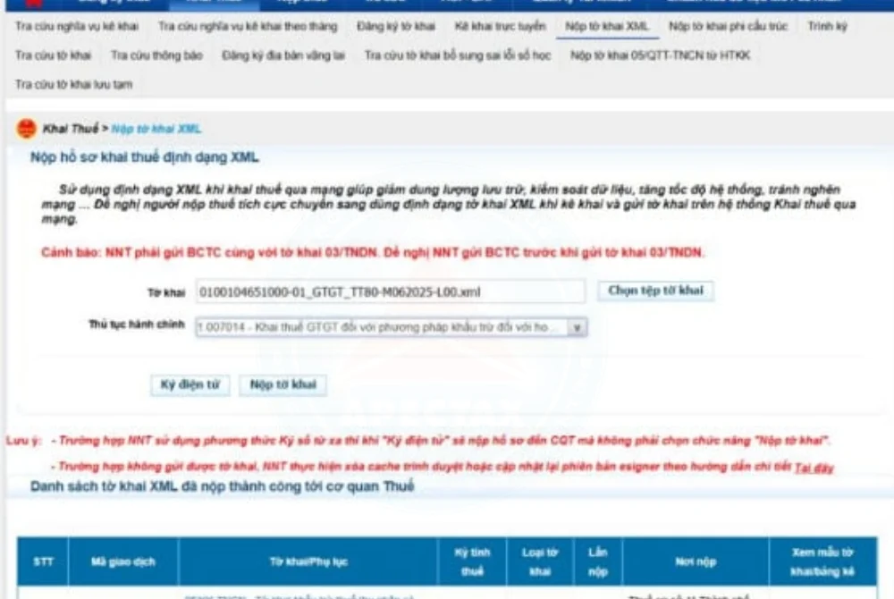 Mục "Thủ tục hành chính" chọn mã thủ tục: 1.007014