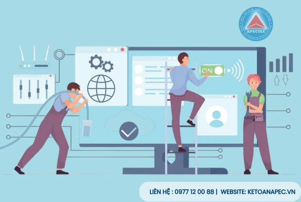 Nhóm kế toán sử dụng phần mềm tra cứu hàng hóa giảm thuế GTGT