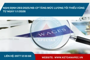 Mức lương tối thiểu Nghị định 293/2025/NĐ-CP
