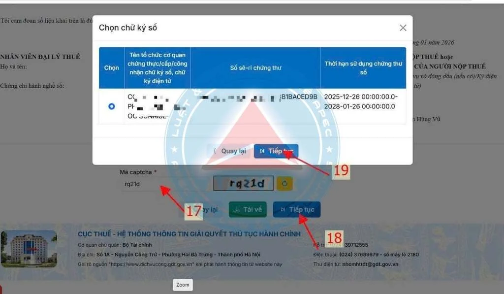 cách nộp tờ khai thuế GTGT
