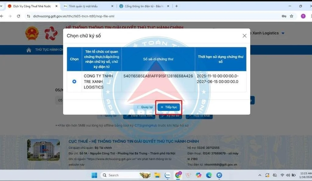 Hướng dẫn đăng ký mã số thuế