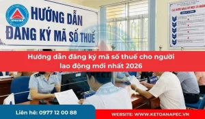 Hướng dẫn đăng ký mã số thuế