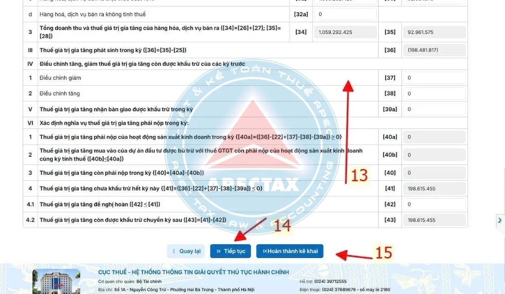 Hướng dẫn khai bổ sung tờ khai thuế GTGT