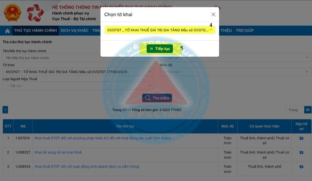 Hướng dẫn khai bổ sung tờ khai thuế GTGT