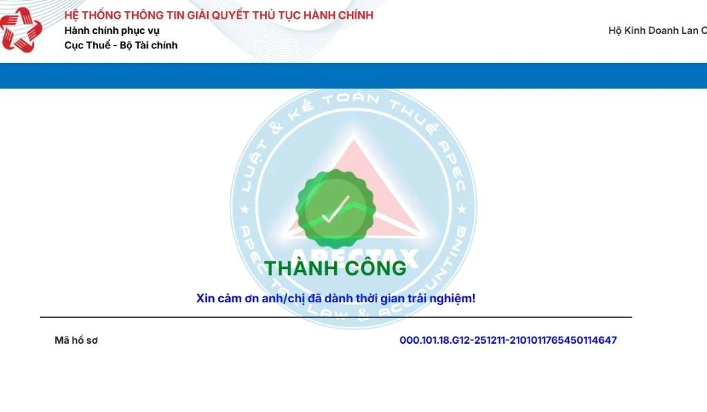 kế toán hộ kinh doanh đăng ký hoá đơn
