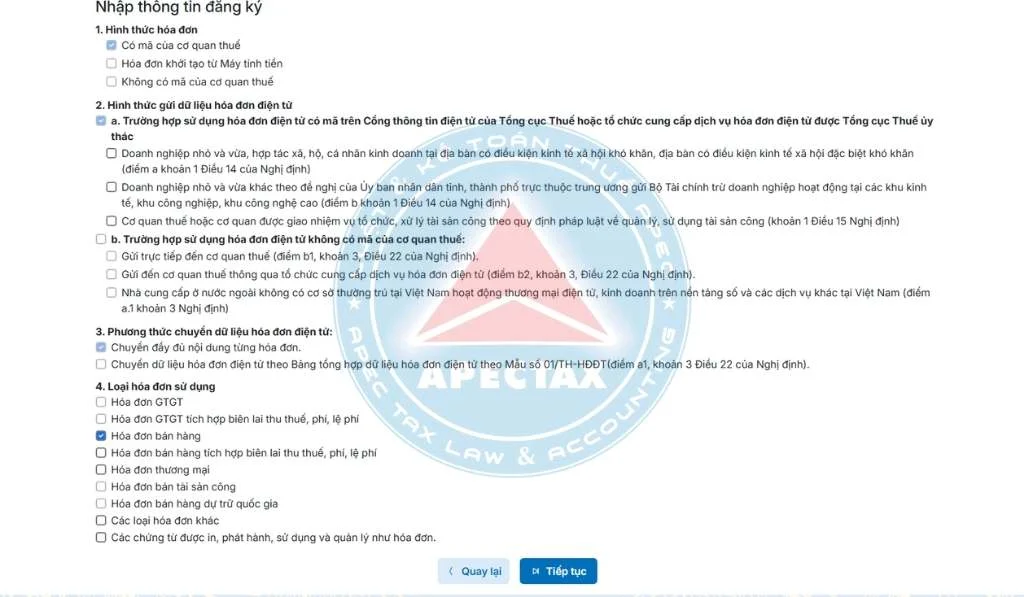 kế toán hộ kinh doanh đăng ký hoá đơn