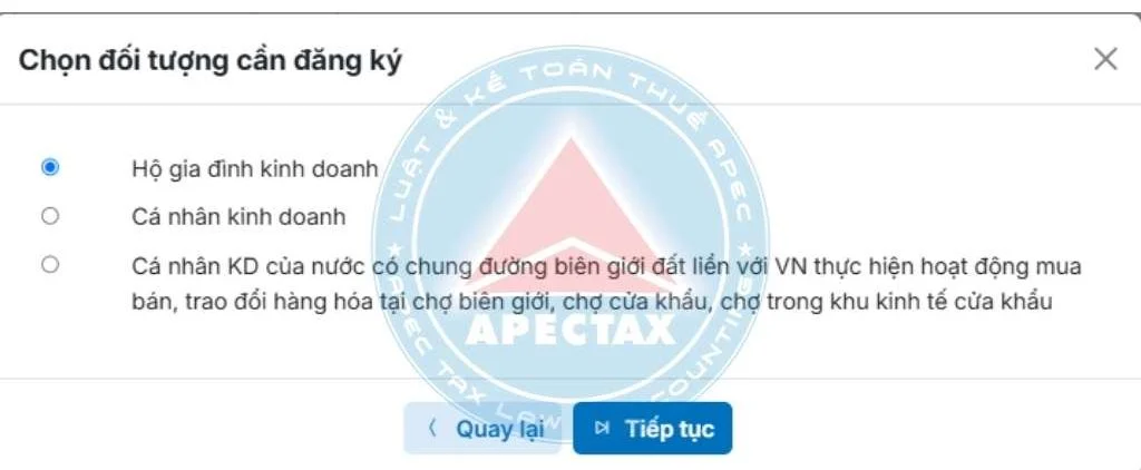 kế toán hộ kinh doanh Đăng ký thuế trên dịch vụ công
