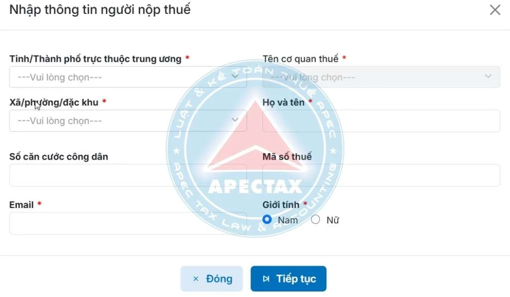 kế toán hộ kinh doanh Đăng ký thuế trên dịch vụ công