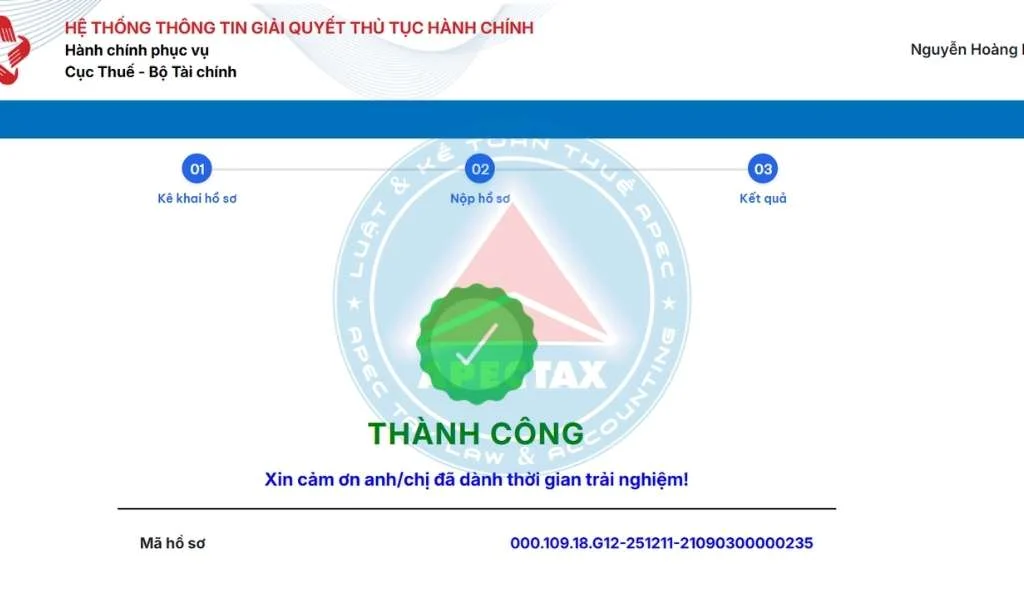 kế toán hộ kinh doanh Đăng ký thuế trên dịch vụ công