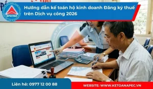kế toán hộ kinh doanh Đăng ký thuế trên dịch vụ công
