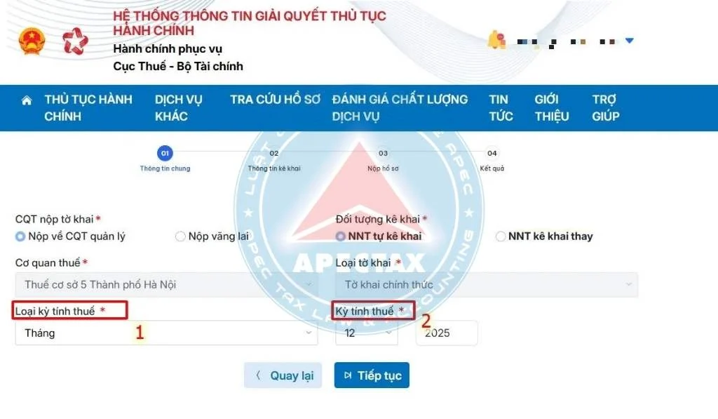 nộp và xử lý lỗi khi nộp Tờ khai thuế TNCN