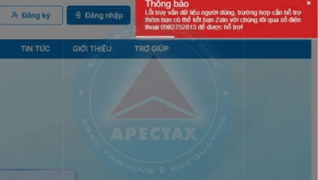 xử lý các lỗi nộp tờ khai trên dịch vụ công