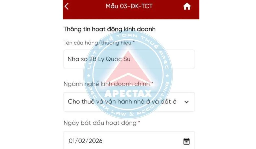 Cách đăng ký mã số thuế cho thuê tài sản