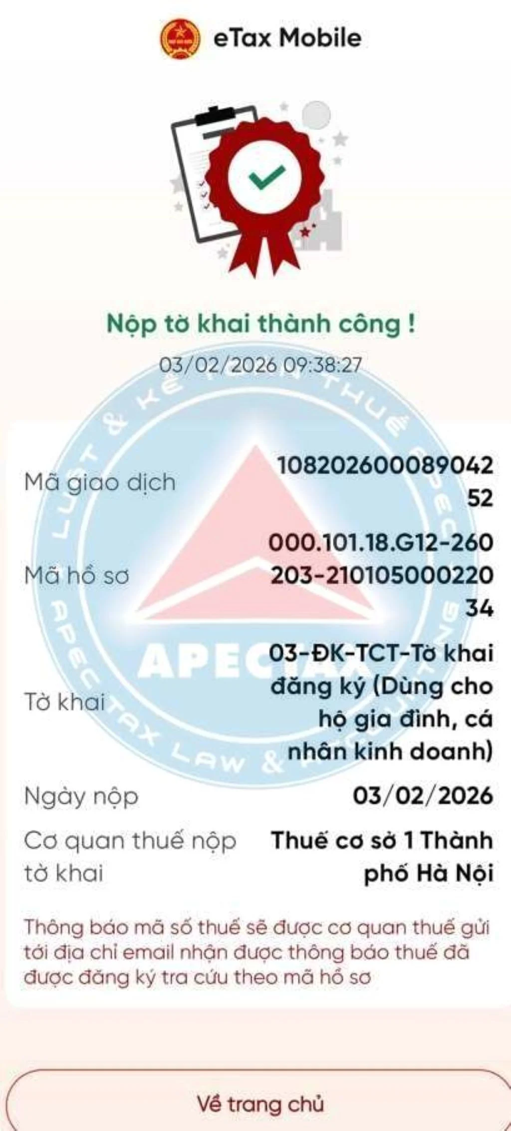 Cách đăng ký mã số thuế cho thuê tài sản