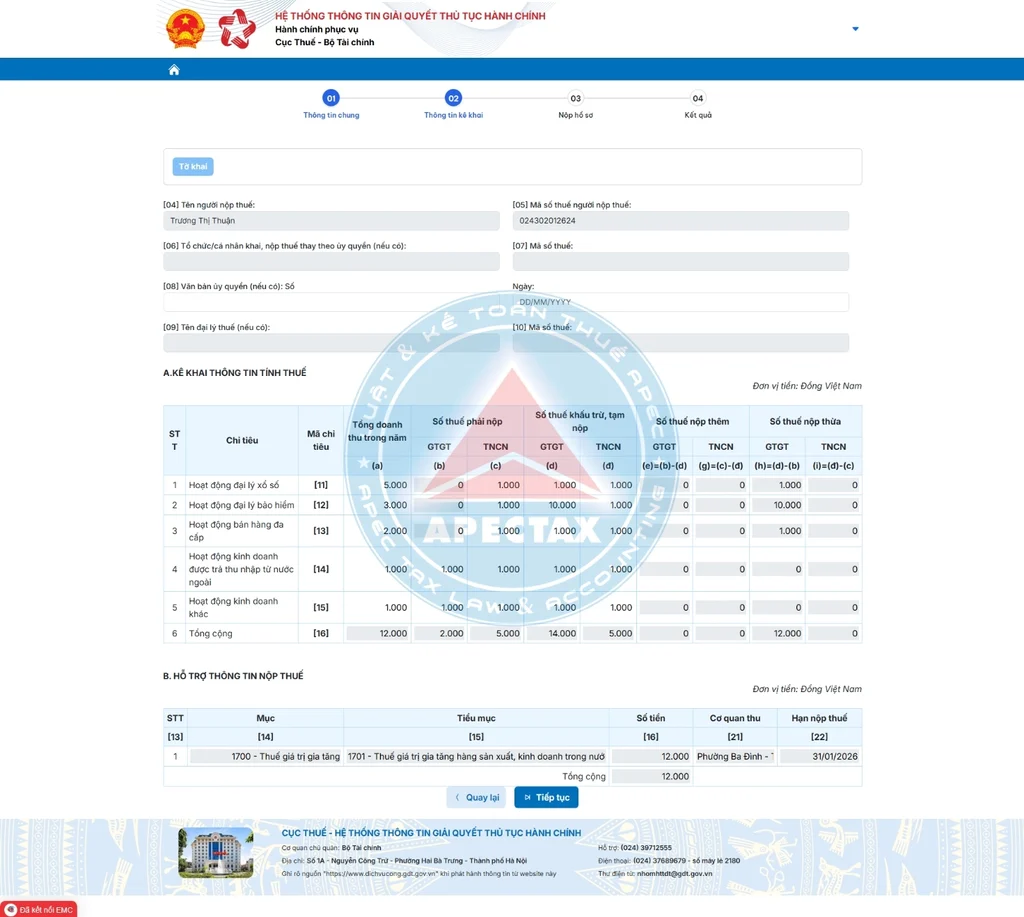 kế toán hộ kinh doanh kê khai thuế TTĐB