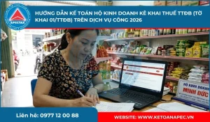 kế toán hộ kinh doanh kê khai thuế TTĐB