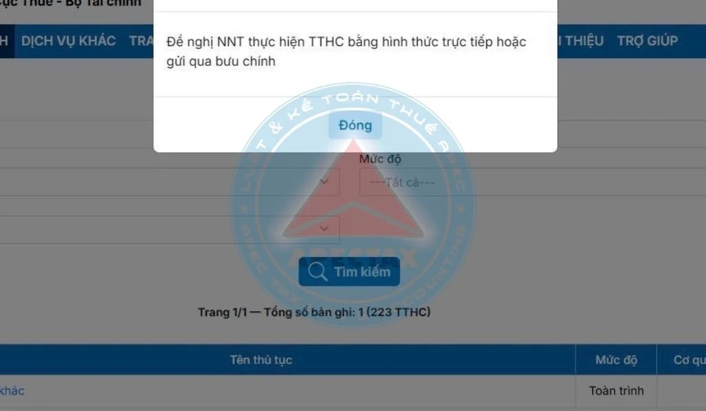 nộp Tờ khai 03/TNDN và Báo cáo tài chính