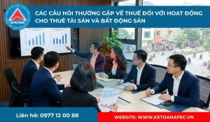 Thuế đối với hoạt động Cho thuê tài sản