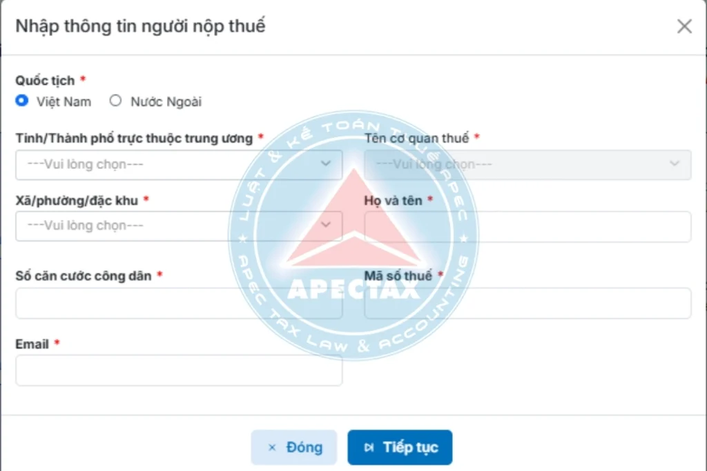 Hướng dẫn kế toán hộ kinh doanh hoàn thuế (Tờ khai 02/CNKD-TNCN-QTT) trên dịch vụ công 2026