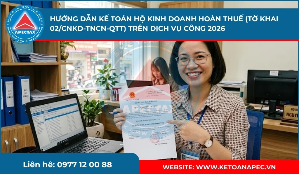 kế toán hộ kinh doanh hoàn thuế